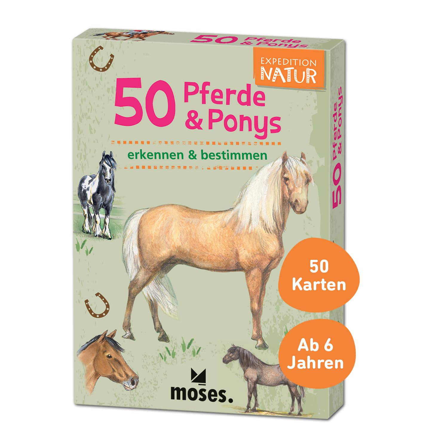 Expedition Natur 50 Pferde & Ponys: entdecken & bestimmen