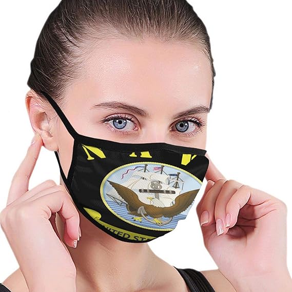 US Navy Face Mask Stay Safe with Patriotic Style News Military