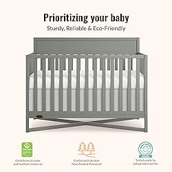 Dream On Me Owen 5-in-1 Convertible Full-Size Baby