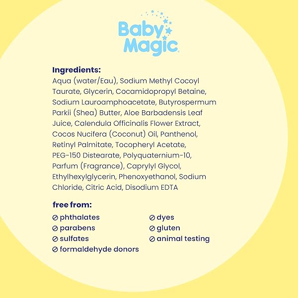 BABY MAGIC MOISTURIZING HAIR & BODY WASH, 16.5 FL OZ