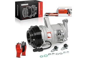 A-Premium Air Conditioner AC Compressor with Clutch Compatible with Jeep Grand Cherokee 2005-2007, Commander 2006-2007 & Dodg