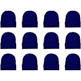 Gelante Unisex Beanie Cap Knitted Warm Solid Color and Multi-Color Multi-Packs
