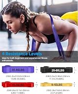Vexloria Resistance Bands Set 5-85 LBS with 4 Colors, Home Gym view 2