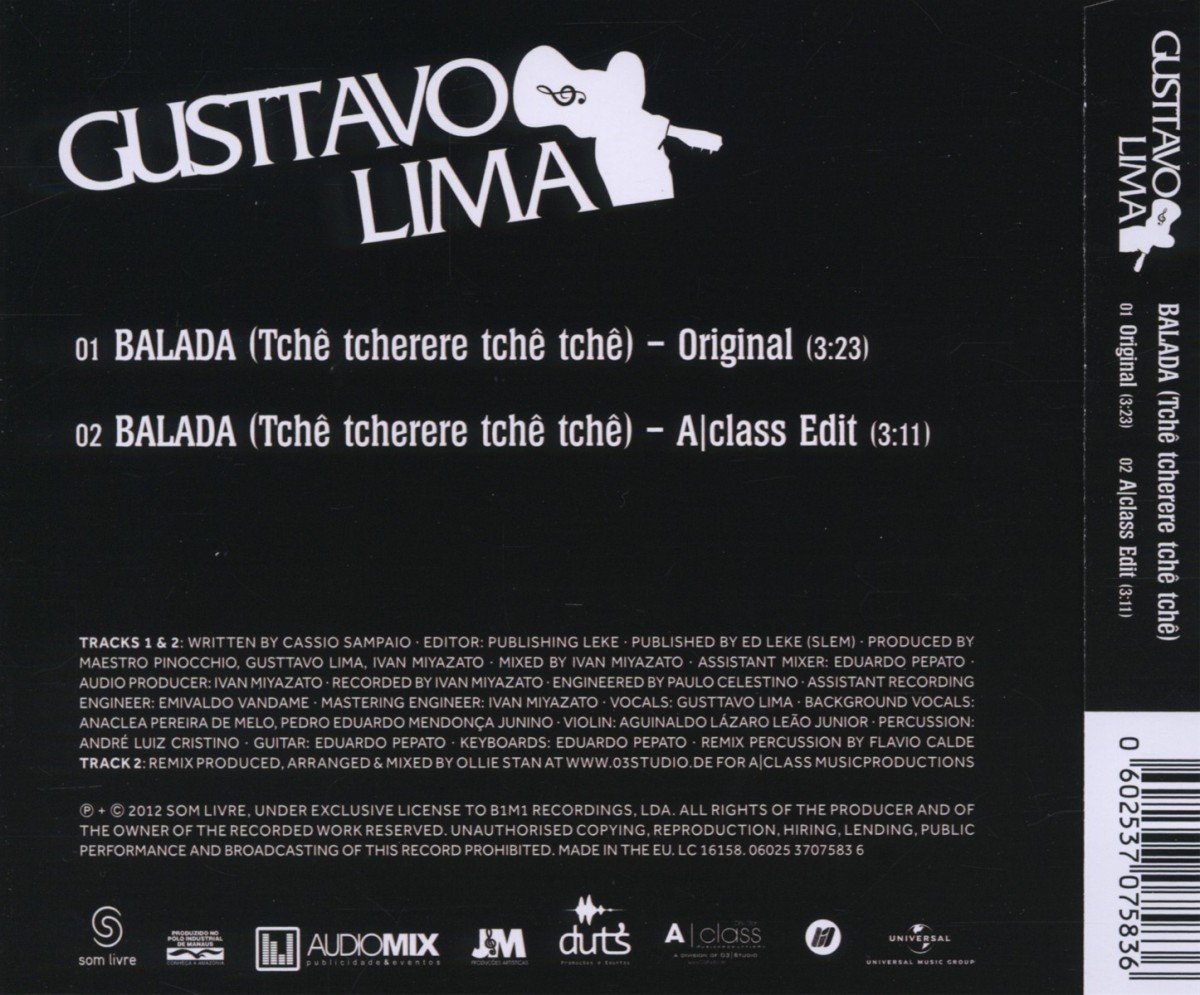 Balada Tche Tcherere Tche Tche 2 Track Lima Gusttavo Amazon De Musik balada tche tcherere tche tche 2 track