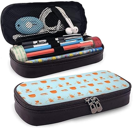 Utensilios De Cocina Imprimir Marcador De Almacenamiento De Gran Capacidad Soporte Para Boligrafo Bolsa De Maquillaje Cosmetico Bolsa De Lapiz Organizador De Papeleria Amazon Es Oficina Y Papeleria