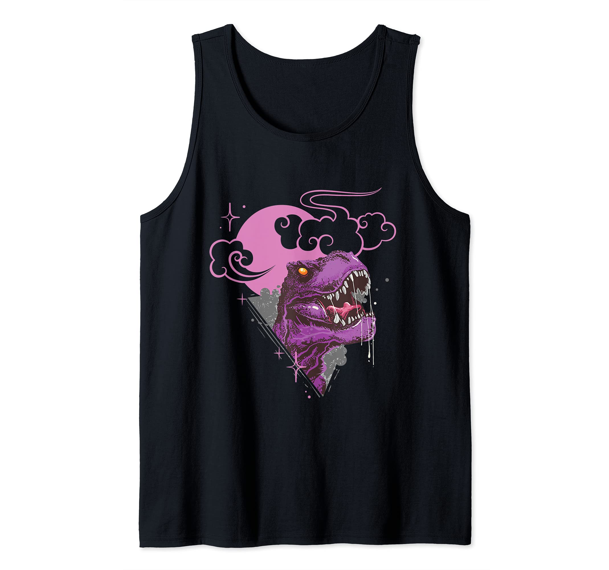 Violet Wildlife Tyrannosaurus T-rex Dinosaur Wild Jurassic Tank Top