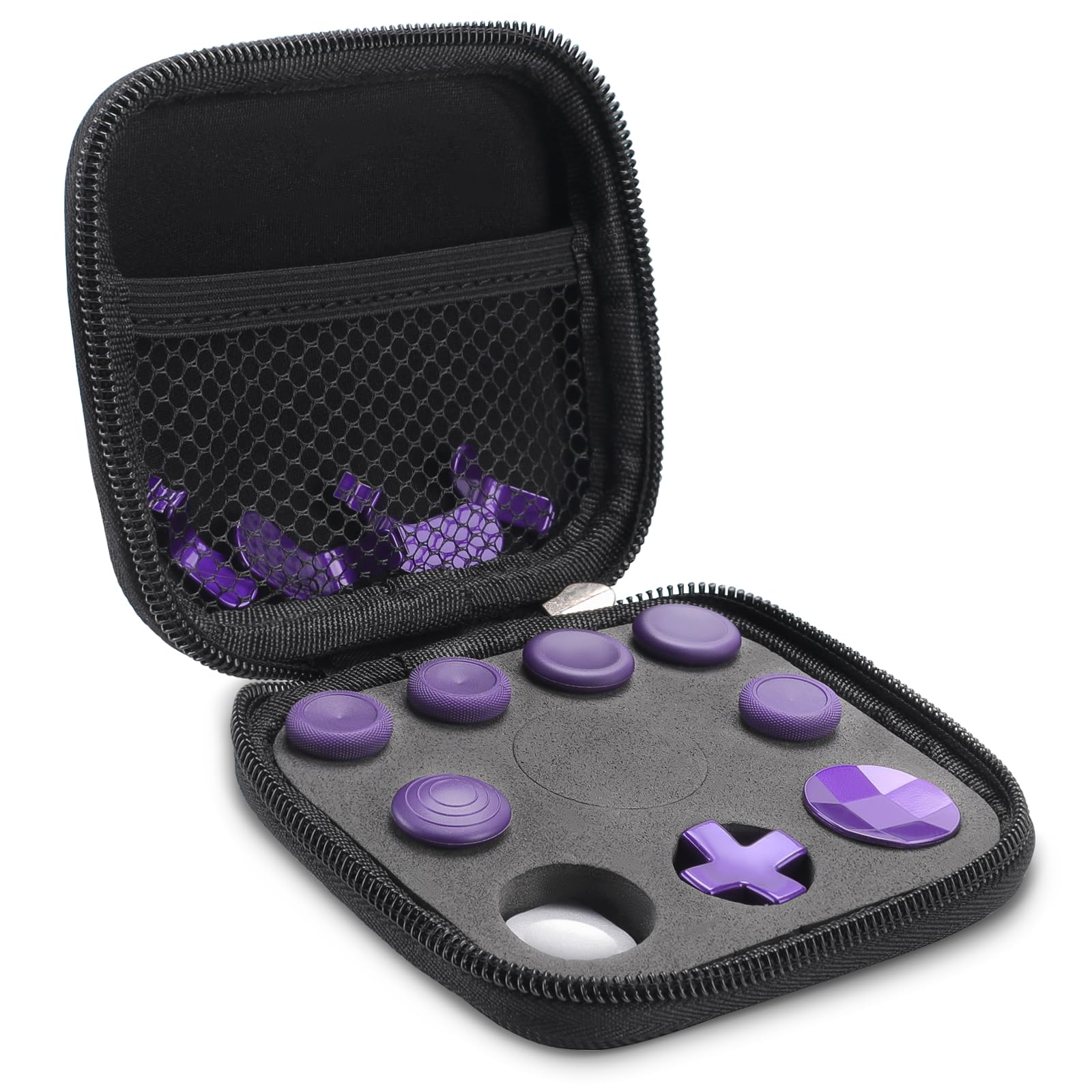 Accessories for Xbox One Elite Series 2 Controller(Model 1797), Metal Thumbsticks Paddles Joysticks Replacement Parts Kits Compatible with Xbox Elite Wireless Controller Series 2 Core(Purple)
