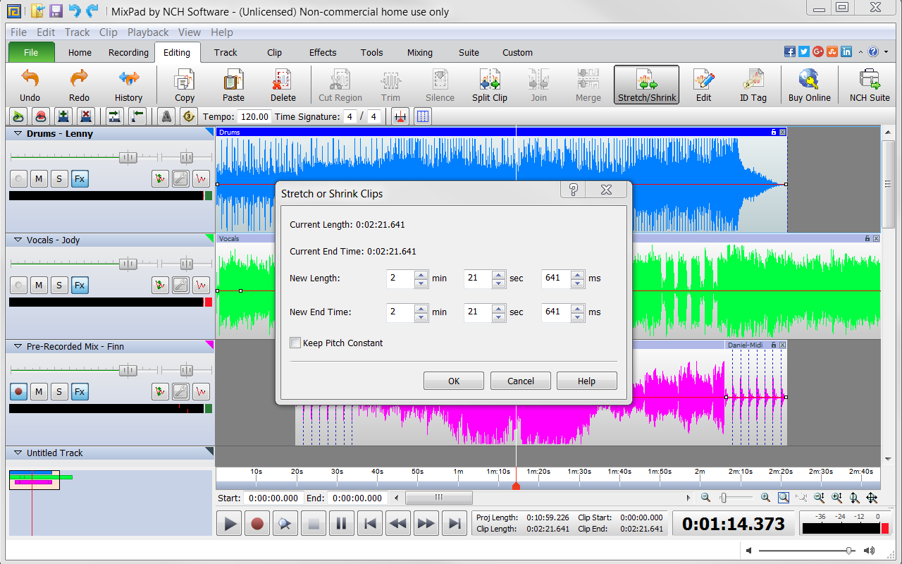 MixPad Free Multitrack Recording Studio and Music Mixing Software [Download] - Thumbnail 2