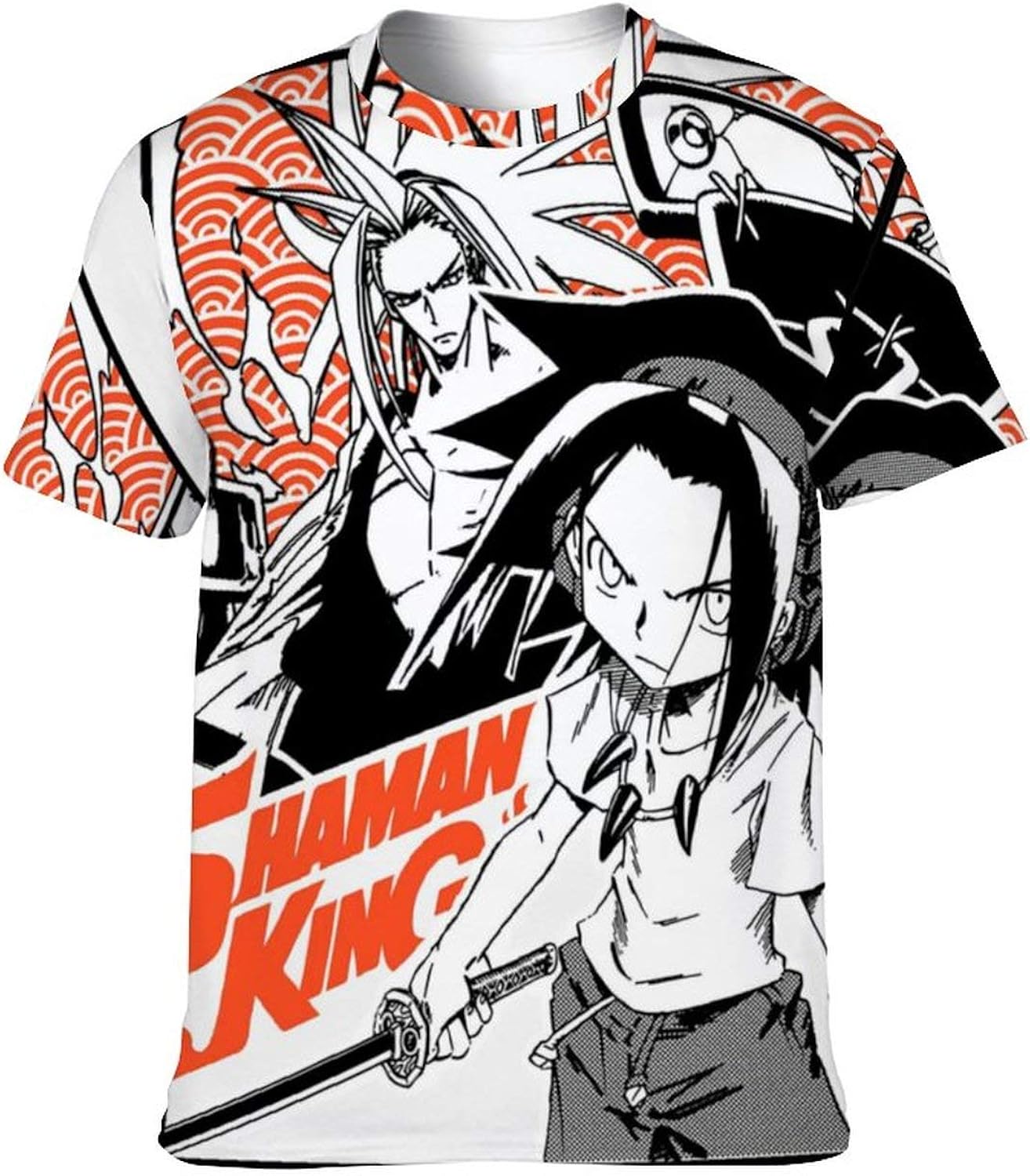 Anime Shaman King T Shirt Polyester Casual Personality