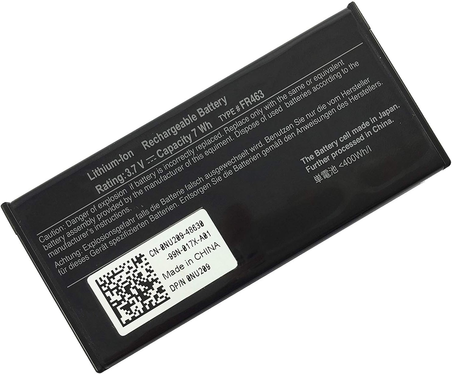 ASKC 3.7V 7Wh FR463 Laptop Battery for Dell Poweredge Perc 5i 6i PowerEdge 1950 2900 2950 6850 6950 R510 R610 R900 Series NU209 P9110 U8735 XJ547 - Image 4