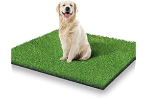 STARROAD-TIM 39.3 x 31.5 inches Artificial Grass Rug Turf for Dogs Indoor Outdoor Fake Grass for Dogs Potty Training Area Patio Lawn Decoration