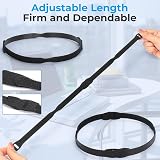 Alyvisun 120 Reusable Cable Ties Black Hook Loop 150x12mm Electronics Cable view 5