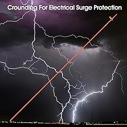 MOKIKUBA 3 Pcs Grounding Rod with Copper Ground Rod