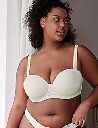 Wingslove Women's Strapless Full Figure Bra