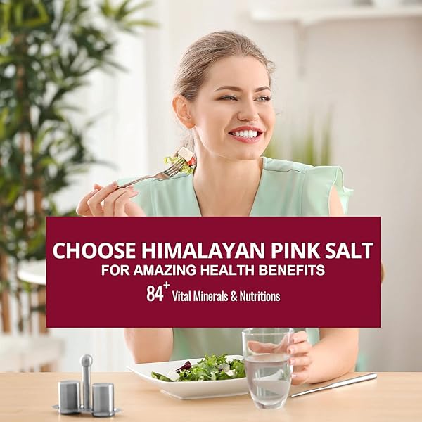 HIMALAYAN CHEF HIMALAYAN PINK SALT – 5 LBS FINE GRAIN PLASTIC JAR – 100% NATURAL AND PURE GOURMET CRYSTAL – CONTAINS 84 ESSENTIAL MINERALS | KOSHER AND VEGAN CERTIFIED