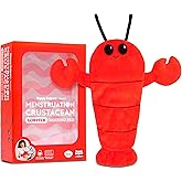 Menstruation Crustacean Lobster by Relatable, Microwavable Heating Pad for Period Cramps, Easter Basket Stuffer Plushie, Easter Gift Ideas for Teens and Women, Includes 1 Lavender Scented Heating Pad