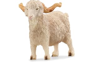 Schleich Farm World - Farm Animal Toy Angora Goat Figurine - Kids Ages 3+