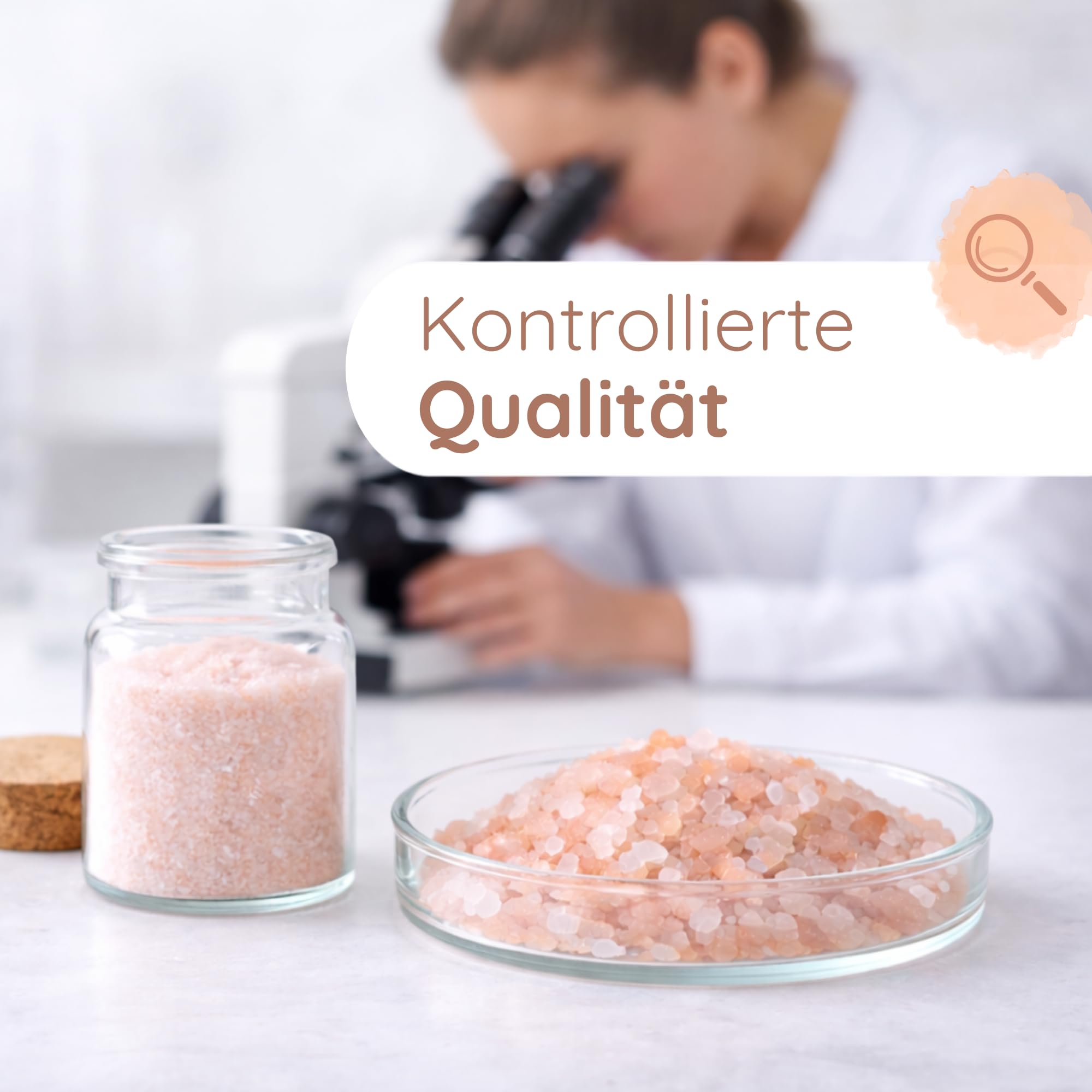 MeerBach & Rose Himalaya Salz, rosa Kristallsalz, 1kg grobe Körnung für die Salzmühle, Pink Salt, Badesalz, original aus Punjab Pakistan 4