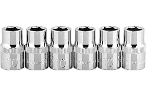 BRAZEN 10mm Socket Six Pack (3/8" Drive, 6pt, Shallow)