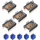 BIGTREETECH TMC2209 V1.3 Stepper Motor Driver Stepstick Mute 3D Printer Part with Heatsink for SKR 3/Octopus V1.1/SKR V1.4 Tu