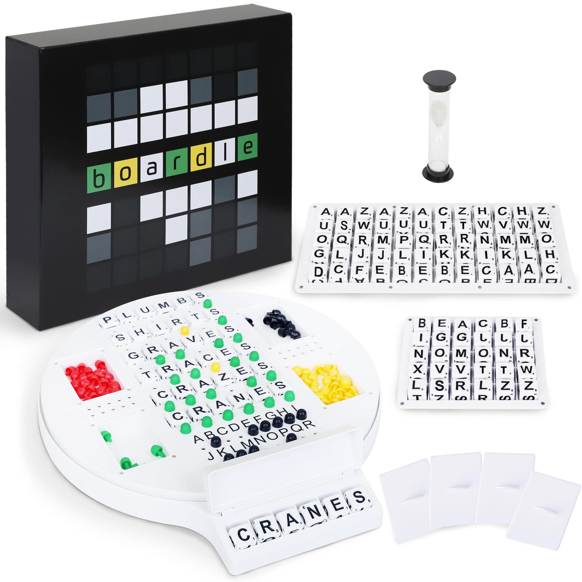 Boardle – Wordle-Inspired Word Game Board for Adults, Families & Couples | 2-Player Word Puzzle Board Game, Educational Vocabulary Challenge, Fun for Family Game Night