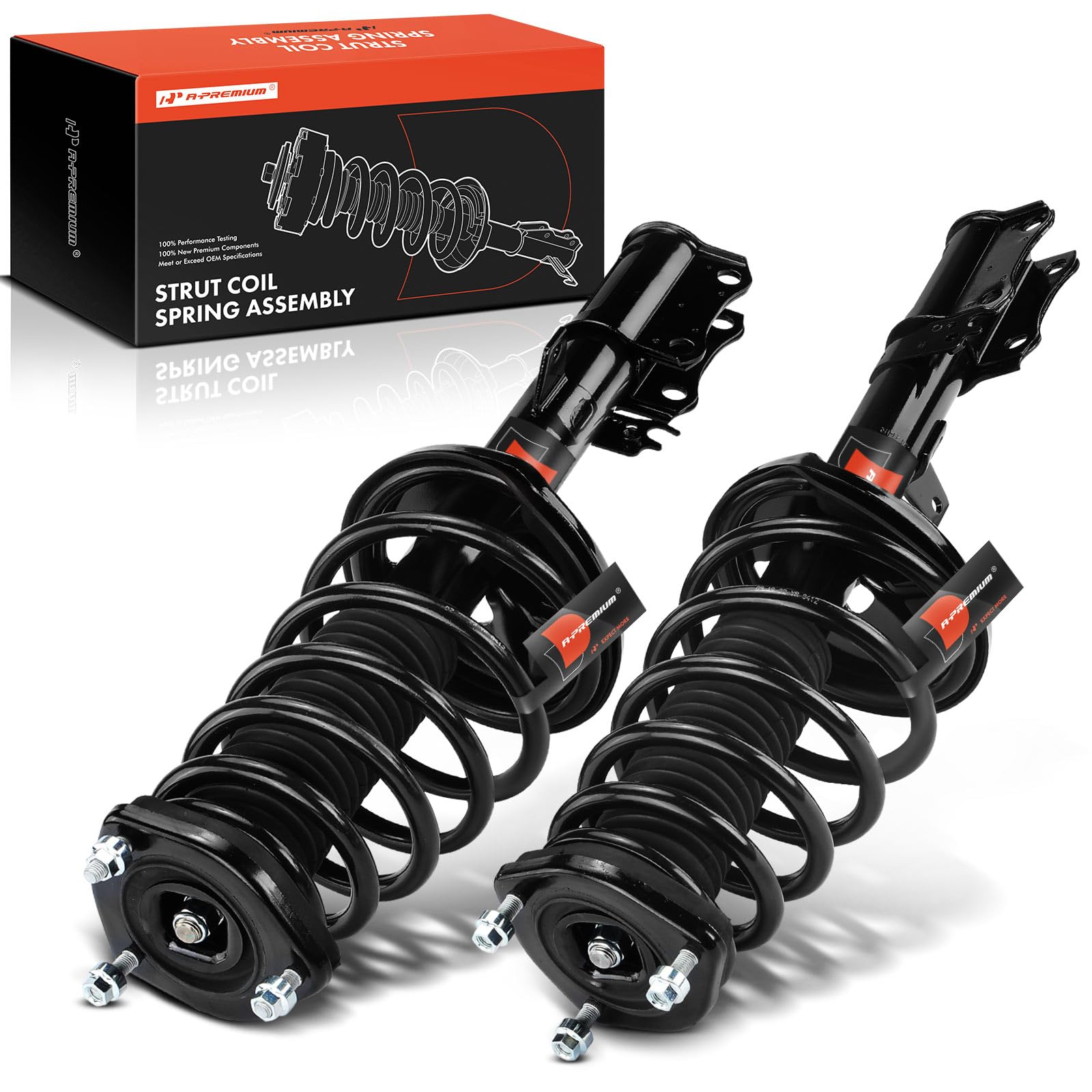 Photo 1 of A-Premium Rear Pair (2) Complete Strut & Coil Spring Assembly Compatible with Lexus RX330 2004-2006, RX350 2007 & Toyota Highlander 2004-2007, Driver and Passenger Side, FWD