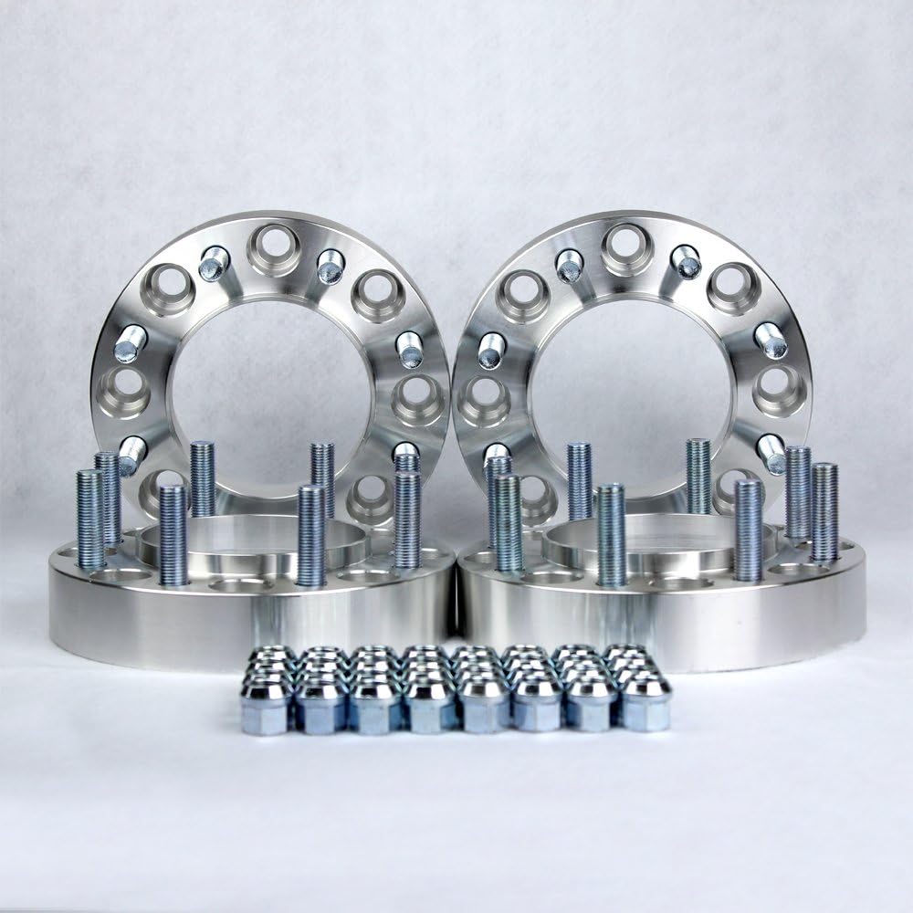 4 Hubcentric Wheel Spacers Adapters For 8 Lug Chevy GMC