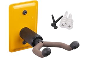 String Swing Ukulele Wall Mount Stand for Mandolin Ukele Banjo – Concert Pineapple Soprano Tenor and Baritone Compatible – Safety Home or Studio Accessories without Case – Yellow YCC11UK