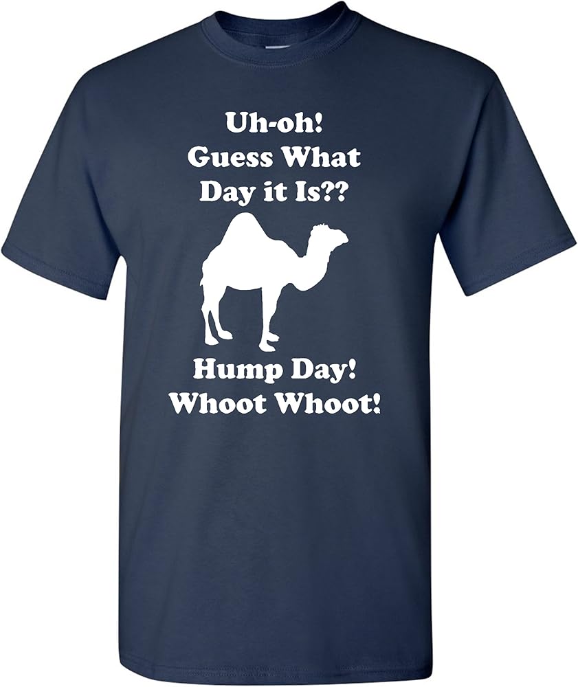 Hump Day Camel Adult Funny T Shirt Tee 3010 Jznovelty