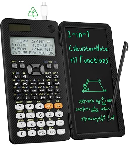 Amazon.com: Casio FX82ESPLUSBK, Scientific Calculator, 252