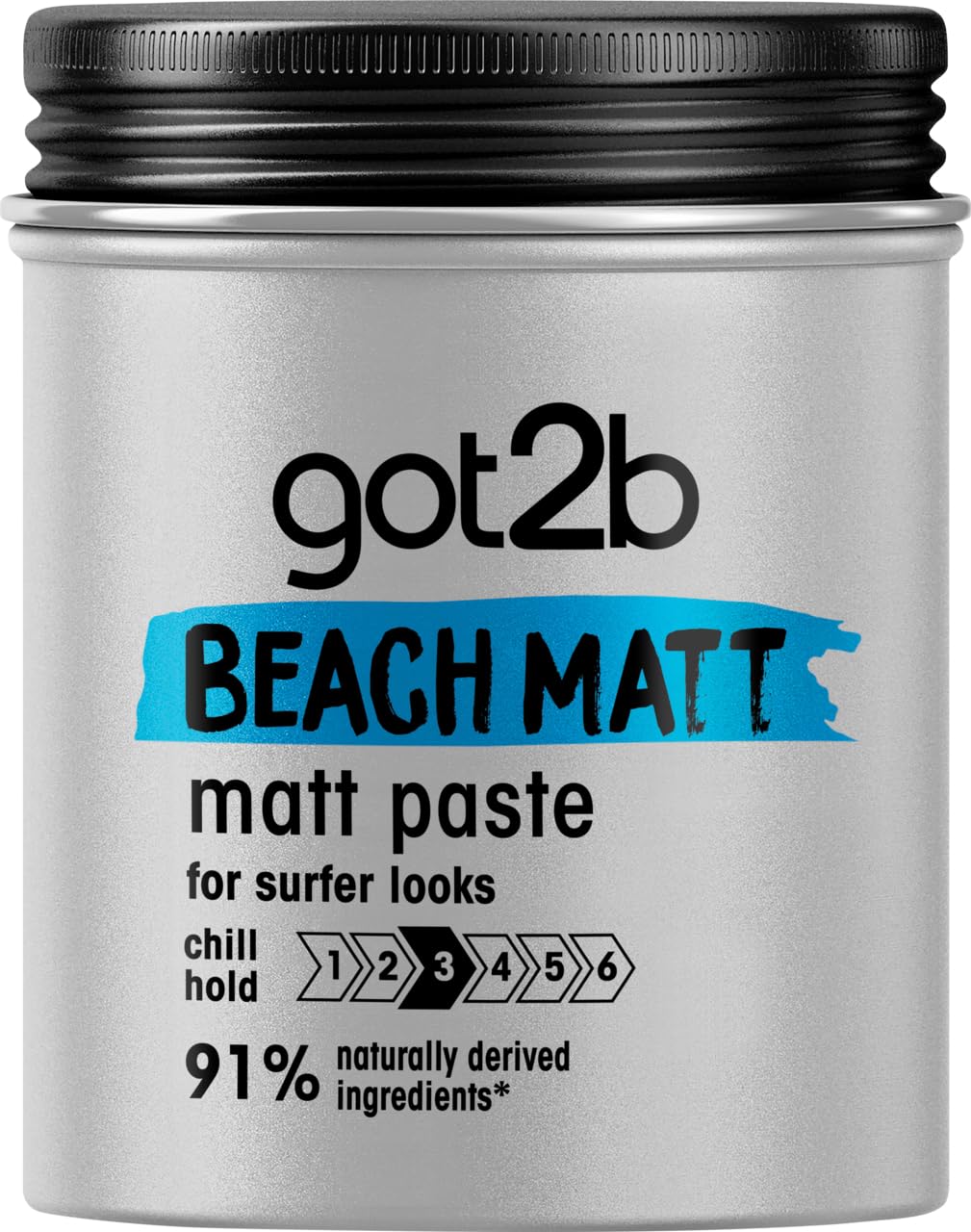 Got2B Schwarzkopf got2b Beach Matt Surfer Look Matt Paste, 100ml