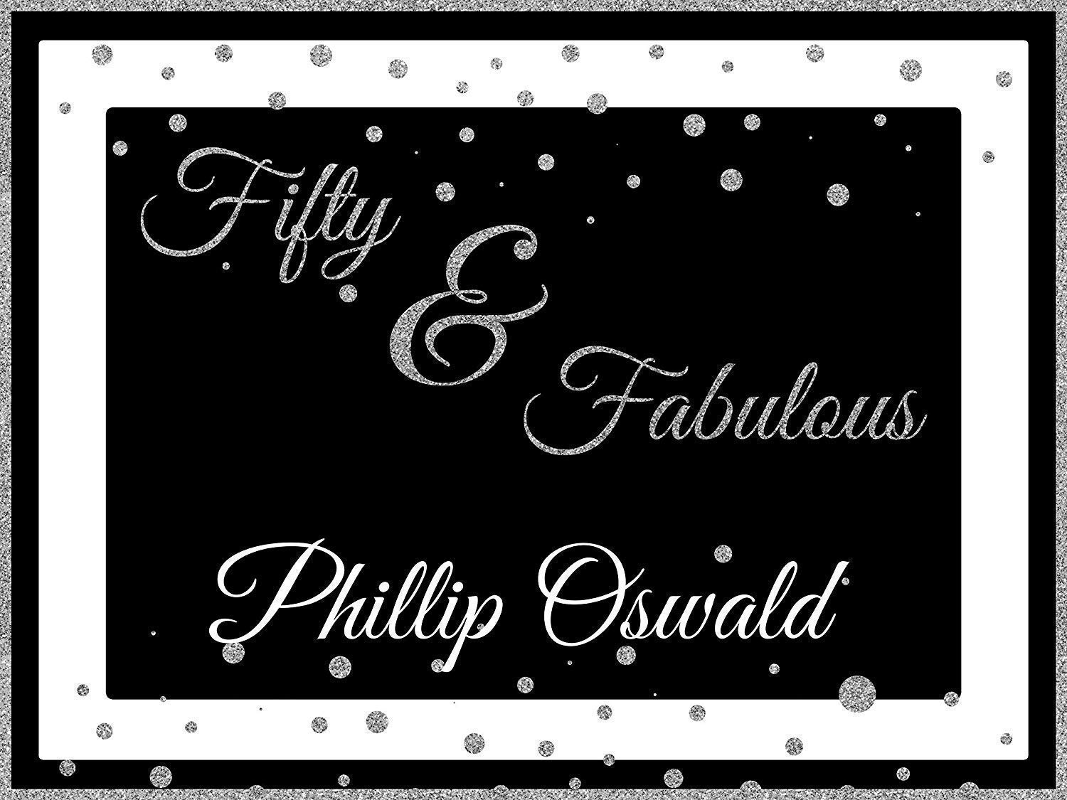 Amazon Com Custom 50 Fifty Fabulous Banner Decoration Birthday