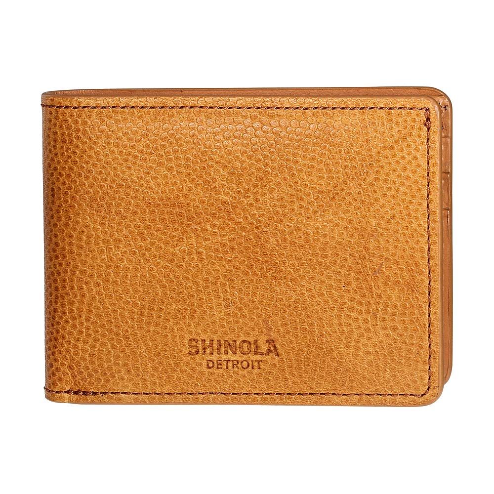 Shinola Men's Slim Bifold 2.0 Wallet In Camel Leather S0320068329CAMEL