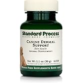 Standard Process Canine Dermal Support, 30 g | Skin and Adrenal Gland Supplement, Comprehensive Skin Health Supplement for Dogs, Daily Immune and Liver Support Powder