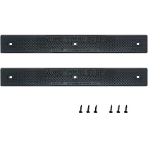 Myard Non-Slip Stair Treads - 16x2 Inch Strips, Screw Down, Set Of 2 (Black) - View #5
