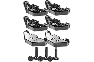 BOQNZN Hard Top Retainer Nut with Clip Fits for Jeep Wrangler JK JKU 07-18, Quick Removal Hard Top Hardware Kit, Steel