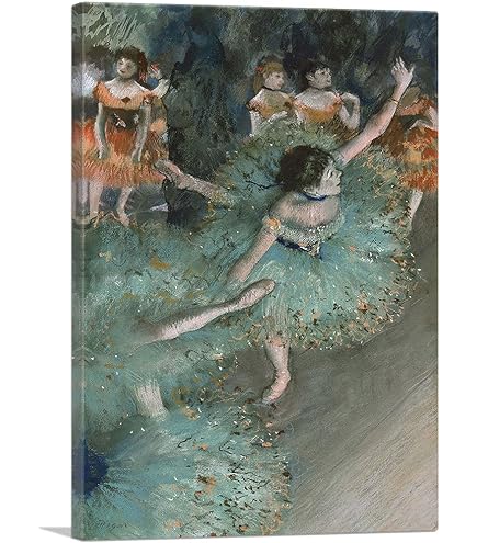 Amazon.com: Edgar Degas Green Dancer Poster 1879 Ballerina Ballet