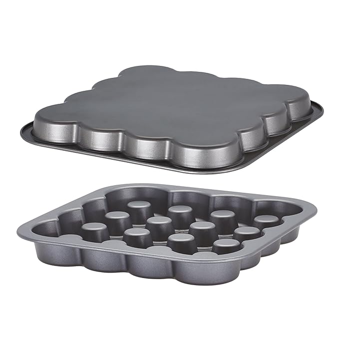 Baker's Advantage Fillables 2Piece NonStick Square Cake Pan, 9Inch