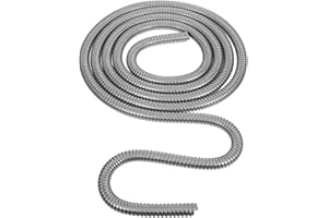 HONITANO Stainless Steel Flexible Conduit - Electrical Metallic Tubing - Impact Resistant Wiring Conduit for Home Automated S