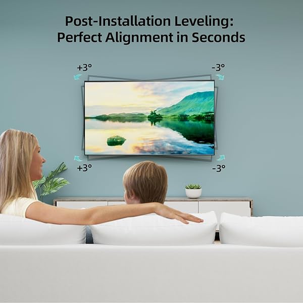 HCMOUNTING LONG ARM TV WALL MOUNT FOR 42-80 INCH TVS, FULL MOTION WITH 43 INCH EXTENSION ARTICULATING ARMS, SWIVEL AND TILT TV BRACKET, HOLDS UP TO 110 LBS, MAX VESA 600X400MM
