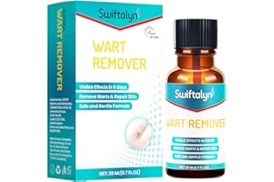 Wart Remover for Hands Feet and Body: Gentle and Safe Wart Removal Application for Clearer Skin, Easy-to-Use Formula