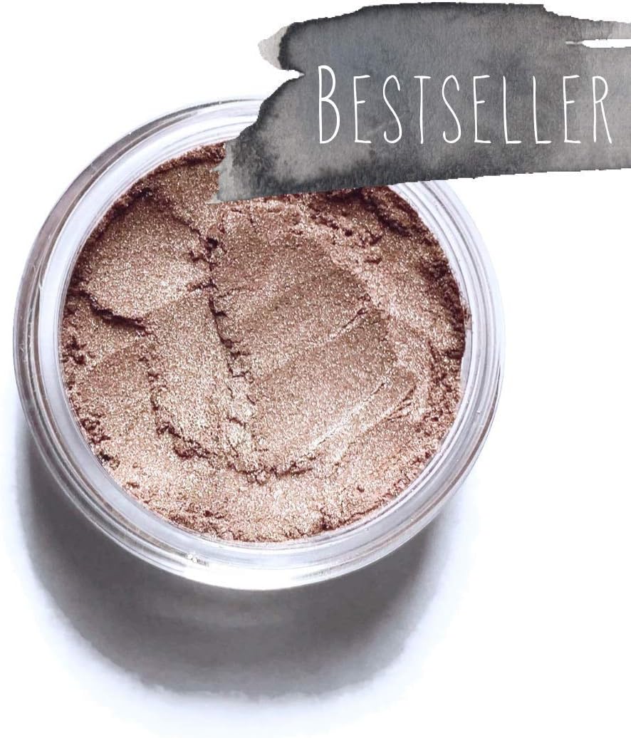 Metallic Rose Gold Vegan Mineral Eyeshadow
