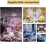 Kuou Glitter Retro Tassel Door Curtain 100x200cm Fly Insect Screen view 7