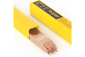 TOOLIOM Mild Steel TIG Welding Rod ER70S-6 TIG Filler Rod 1/16" x 16" 5LB Welding Wire