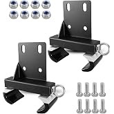 Upgraded Roof Rack Mounting Brackets, Triangular Reinforcement | for Aero / Oval Crossbars, Compatible with SUVs, Cars and Vans, Supports LED Light Bars and Lightweight Awnings, 2PCS
