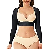 LODAY Arm Compression Sleeve Women Upper Arm Shaper Lipo Post Surgery Arm Sleeves for Women