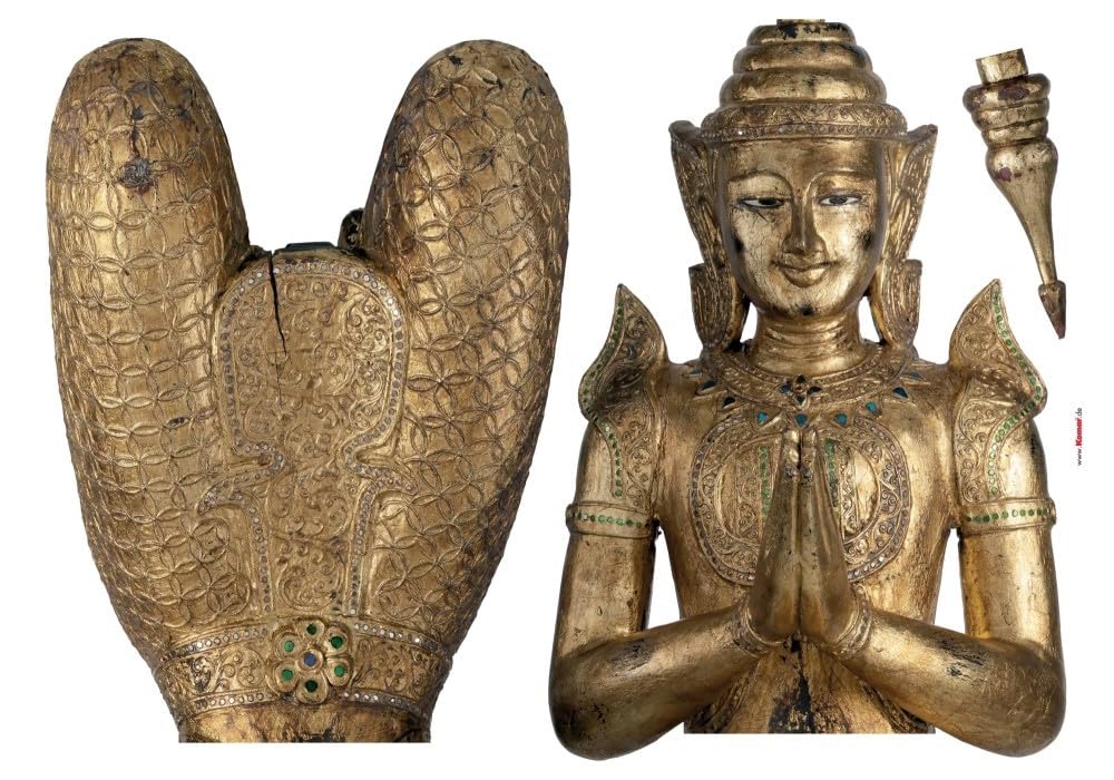 'Komar Deco Stickers "Buddha – 1 x Black 17701H