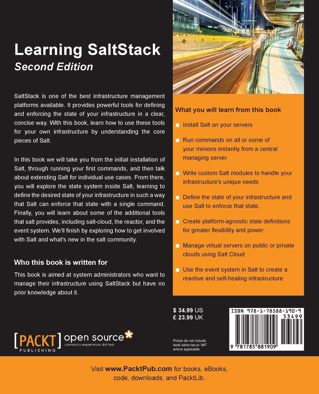 Amazoncom Learning Saltstack Second Edition - 