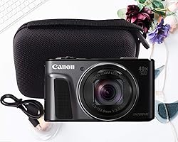 WERJIA Hard EVA Travel Case for Canon PowerShot