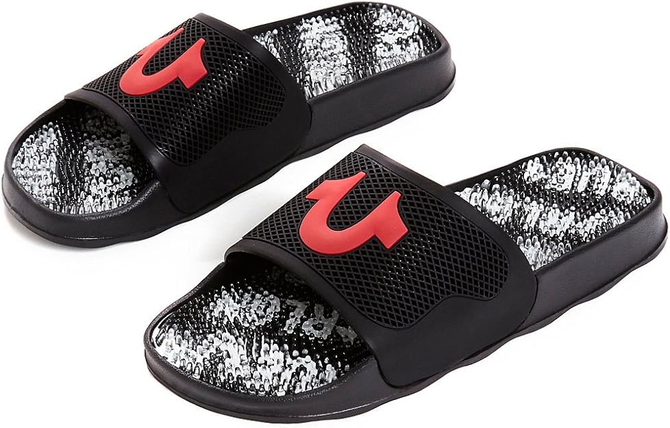 true religion men's slide sandals